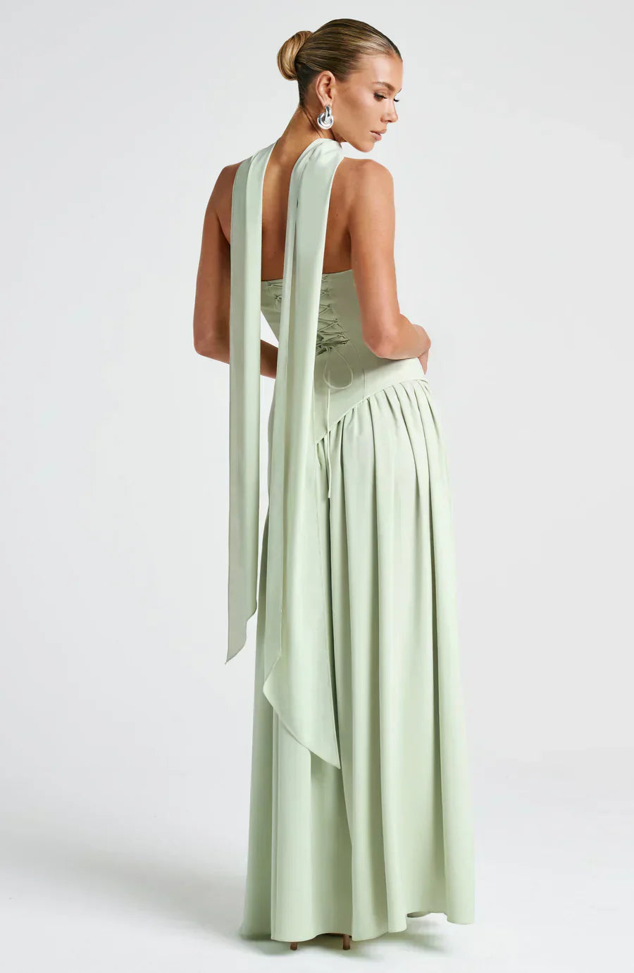Micah | Elegantes Langes Kleid mit Schlitz