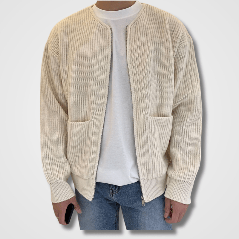 Damen Strickjacke mit Reißverschluss Herbst