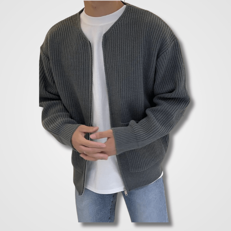 Damen Strickjacke mit Reißverschluss Herbst
