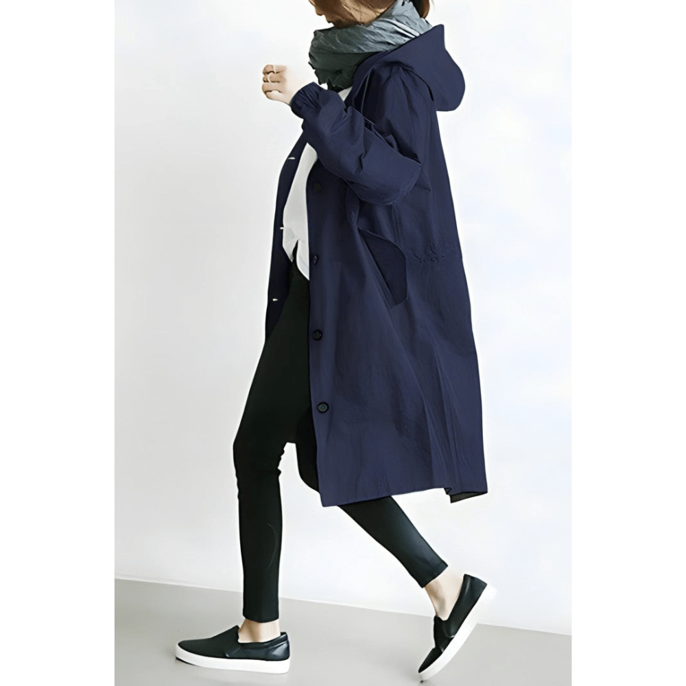 Damen Leichter Jacke mit Kapuze Winter