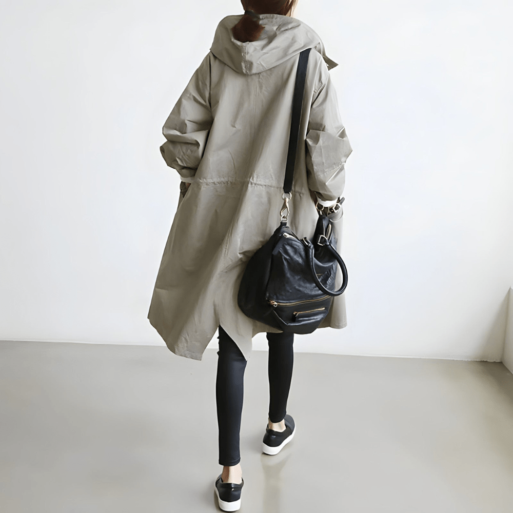 Damen Leichter Jacke mit Kapuze Winter