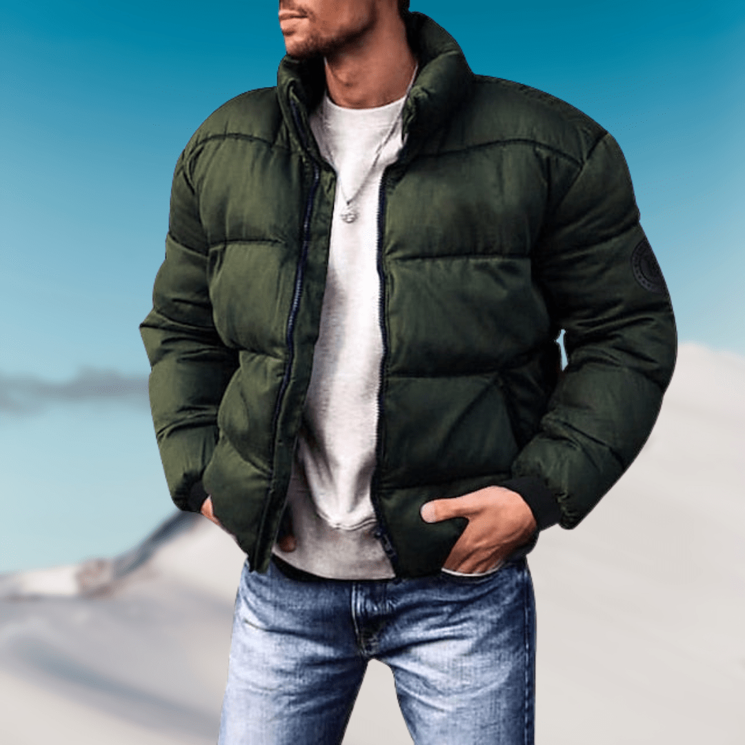 Herren Puffer Jacke Winter