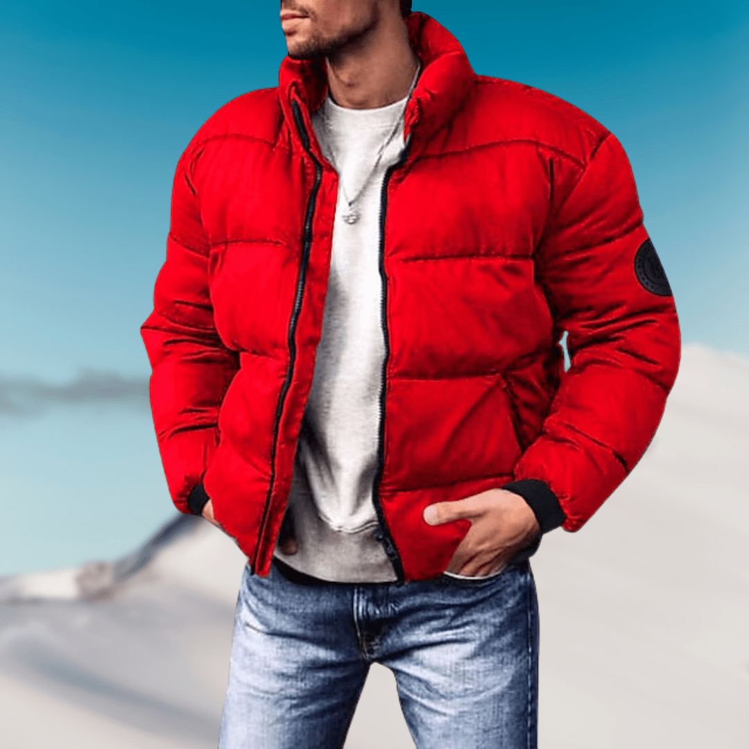 Herren Puffer Jacke Winter