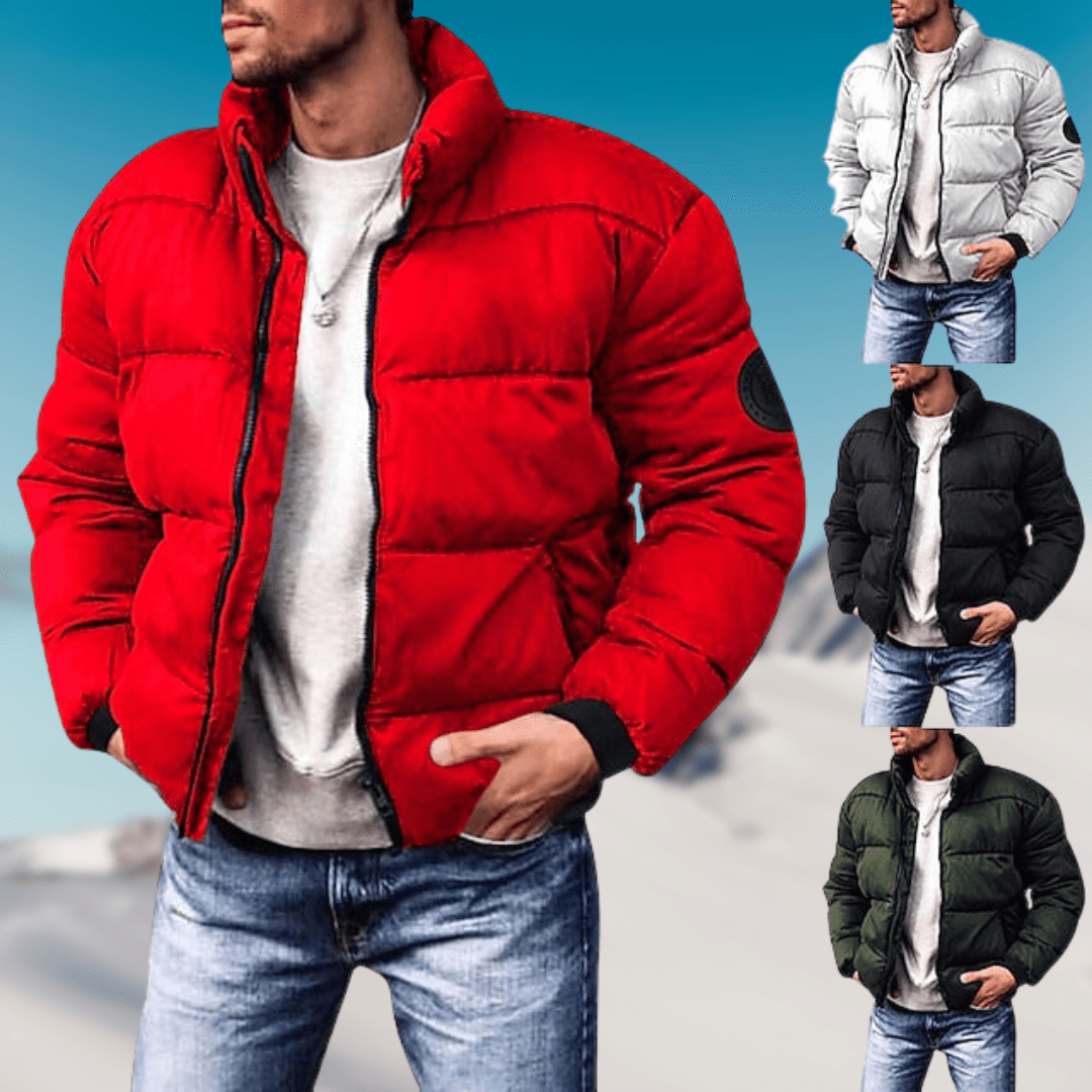 Herren Puffer Jacke Winter
