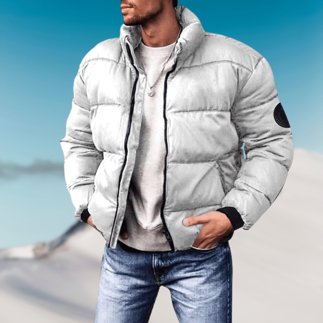 Herren Puffer Jacke Winter