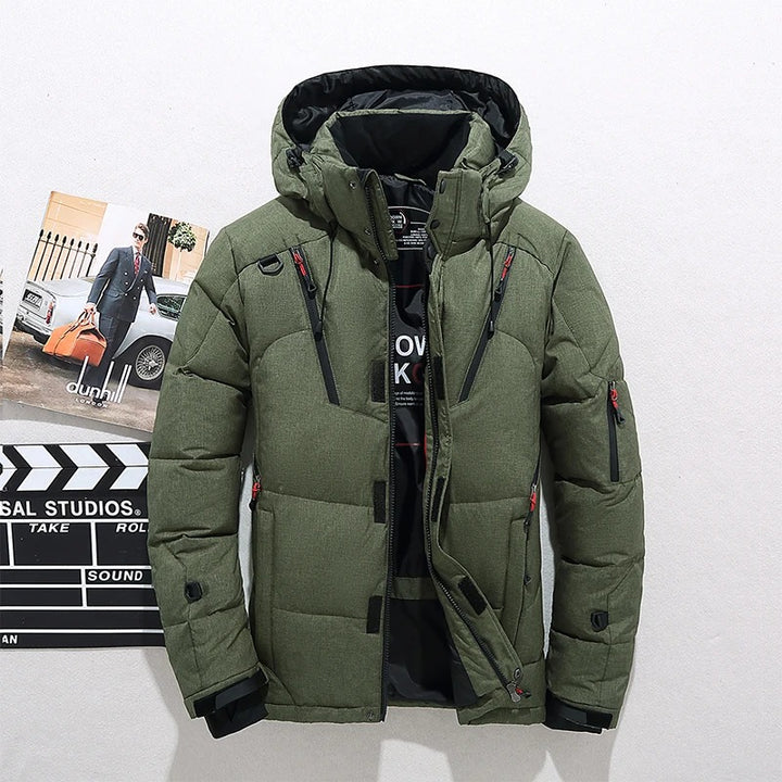 Herren Premium-Daunenjacke Wärme